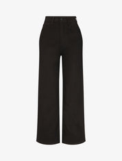 Jean large coupe droite - Noir - 4
