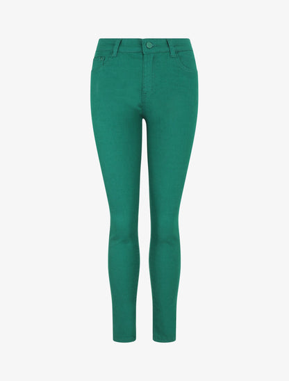 Jean skinny grande taille push up - Vert - 1