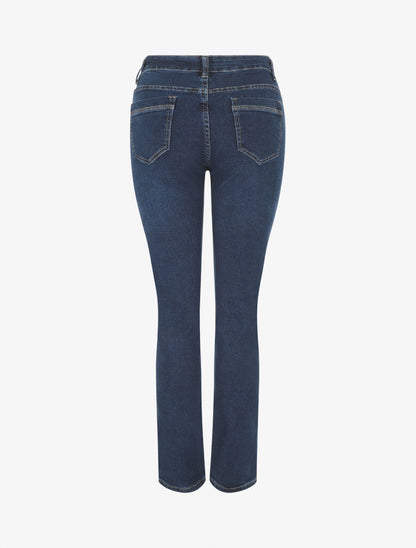 Jean droit grande taille taille standard - Bleu brut - 2