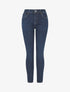 Jean slim push up grande taille - Bleu brut - 4