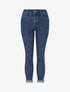 Jean classique push up 7/8 coupe slim - Bleu - 1