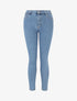 Jean skinny push up taille haute - Bleu - 4