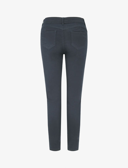 Jean skinny grande taille effet push up - Marine - 2