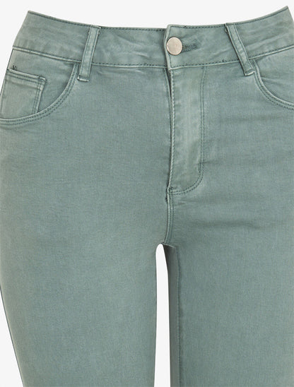 Jean uni standard coupe slim - Kaki - 3