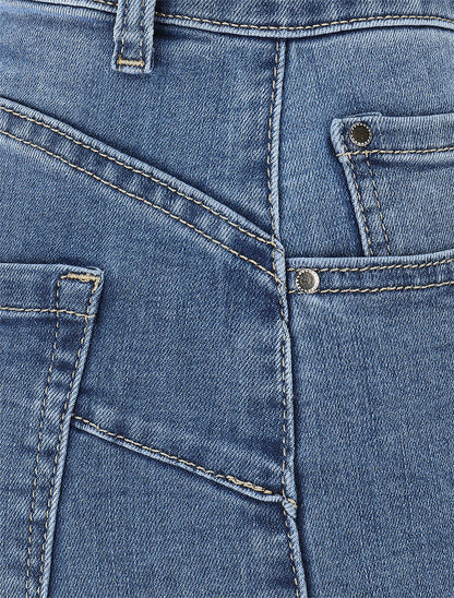Jean push up coupe droite - Bleu - 3