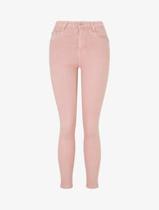Jean classique coupe skinny taille haute - Rose - 1