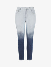 Jean boyfriend effet dégradé - Bleu denim - 1