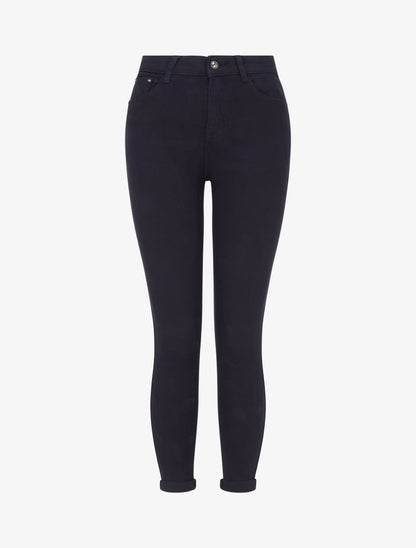 Jean skinny taille standard - Marine - 1