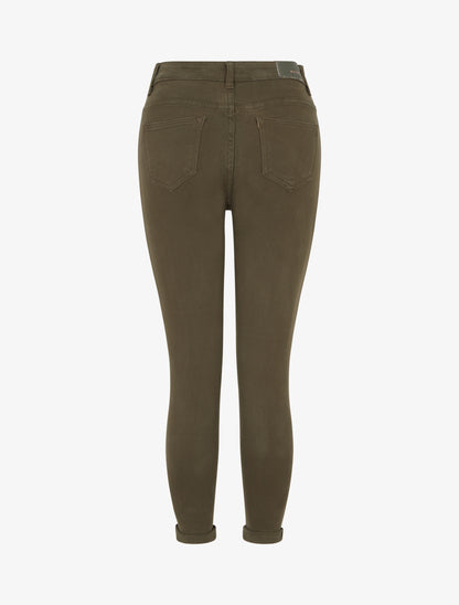 Jean skinny taille standard - Kaki - 2