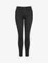 Jean slim à détails strass - Noir - 4