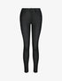 Pantalon en simili effet python - Noir - 1
