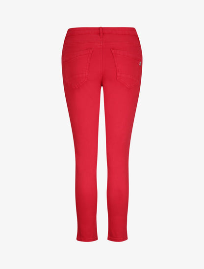 Pantalon droit uni - Rouge - 2