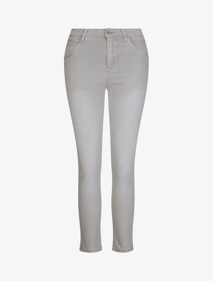 Pantalon droit uni - Gris - 1
