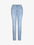 Jean grande taille slim à taille haute - Bleu clair - 4