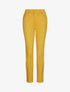 Jean grande taille slim uni à taille haute - Moutarde - 4
