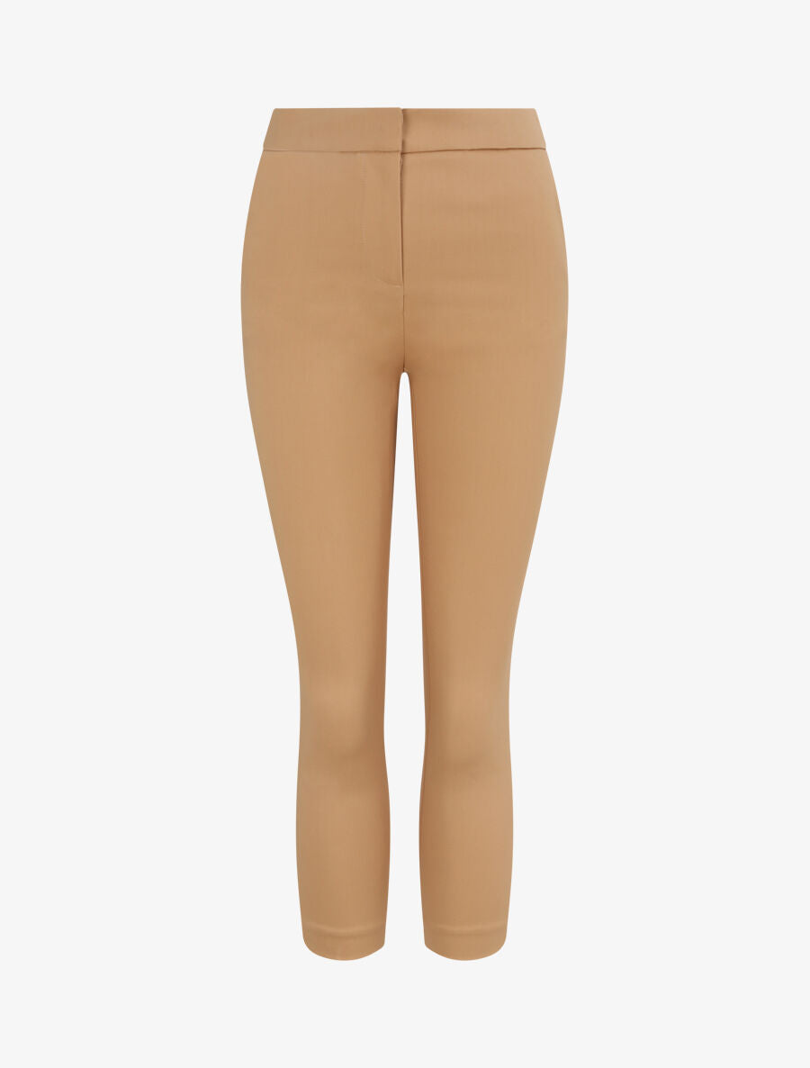 Pantalon droit uni - Beige - 1