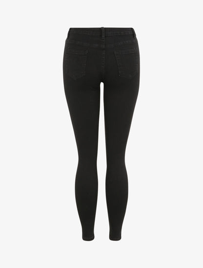 Jean skinny taille standard - Noir - 2