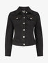 Veste en jean coupe droite - Noir - 4