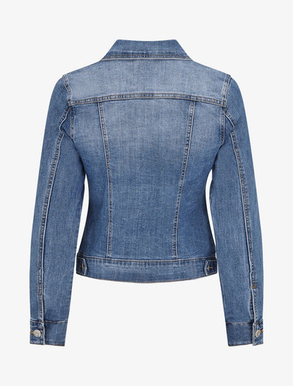 Veste en jean coupe droite - Bleu denim - 2