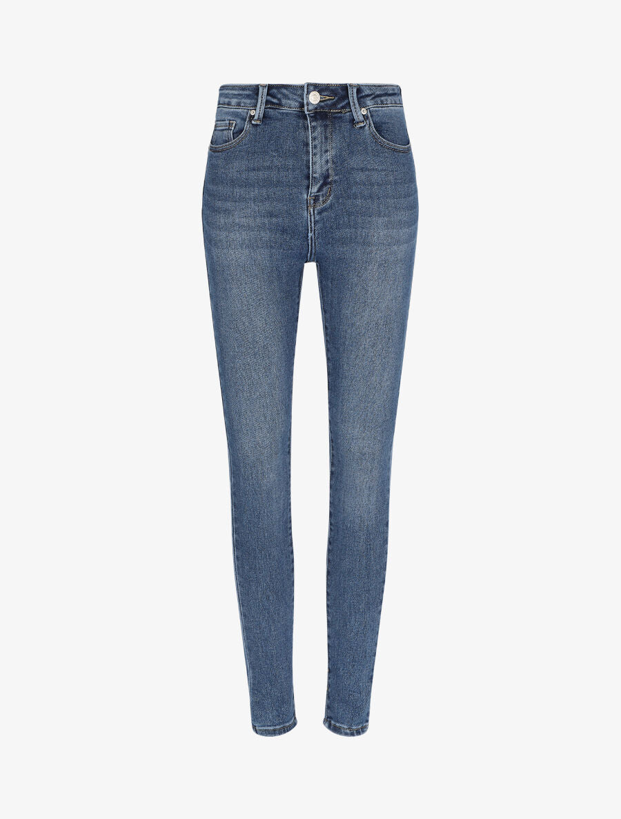 Jean push up coupe skinny - Bleu - 1