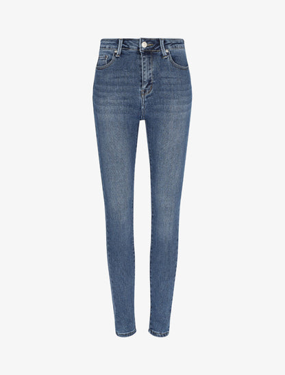 Jean push up coupe skinny - Bleu - 1
