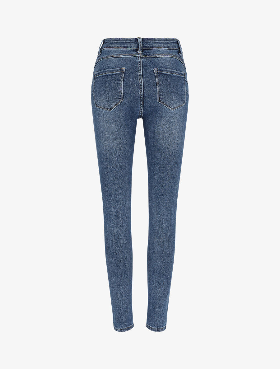 Jean push up coupe skinny - Bleu - 2