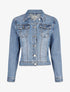 Veste en jean ajustée - Bleu denim - 1