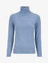 Pull basique à col roulé - Bleu - 1