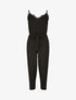 Combinaison fluide uni - Noir - 5