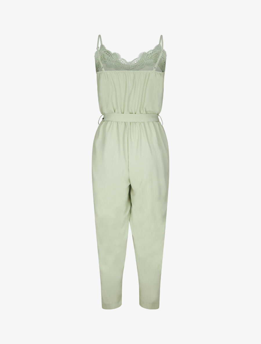 Combinaison fluide uni - Vert d&