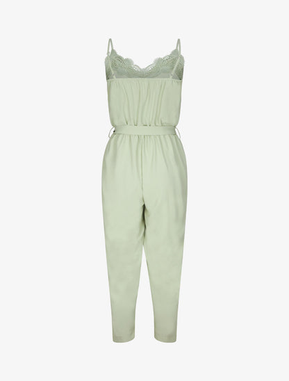 Combinaison fluide uni - Vert d&