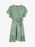 Robe mi-longue coupe patineuse - Vert - 1