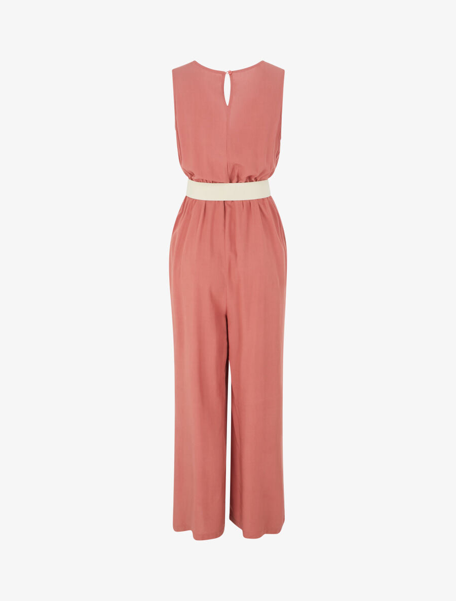 Combinaison fluide sans manches - Corail - 2