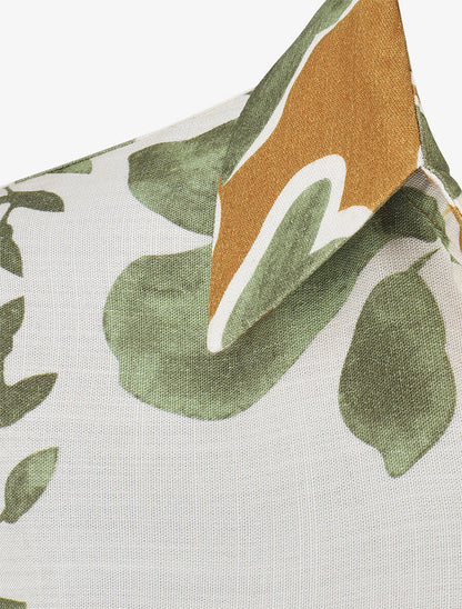 Ensemble chemise et pantalon imprimé floral - Vert - 5