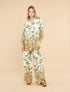 Ensemble chemise et pantalon imprimé floral - Vert - 1