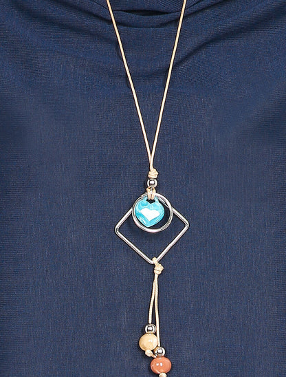 Pull chauve-souris uni - Bleu marine - 3