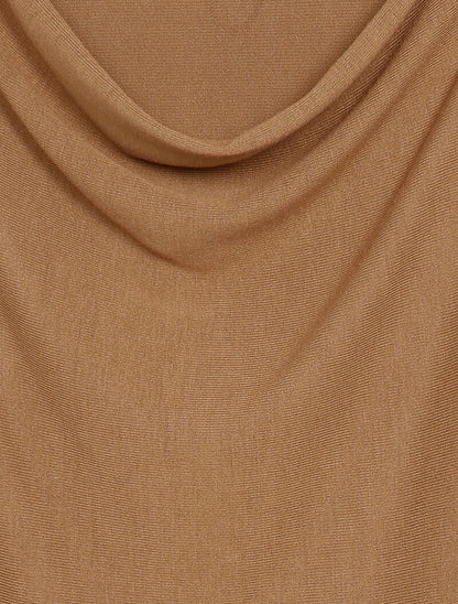 Pull chauve-souris uni - Camel - 4