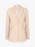 Blazer ajusté à un bouton - Beige - 4