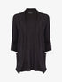 Gilet col châle - Noir - 4