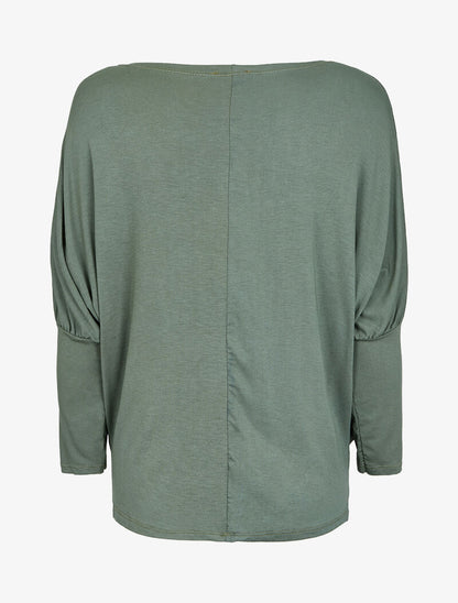 Top boule à manches dolman - Kaki - 3