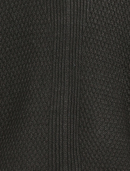 Gilet ouvert oversize à manches dolman - Noir - 3