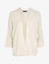 Gilet ouvert oversize à manches dolman - Écru - 1