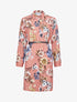 Robe chemise imprimé fleuri - Rose - 1