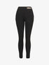 Pantalon 7/8 classique à chaîne stylisée - Noir - 1