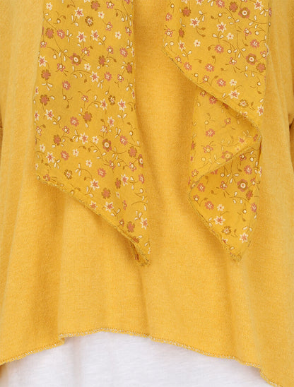 Pull loose à manches dolman accessoirisé d&