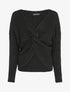 Pull court torsadé - Noir - 4