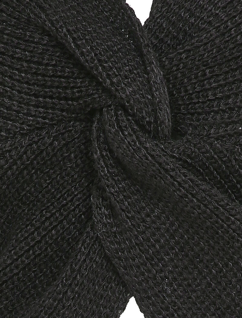 Pull court torsadé - Noir - 3
