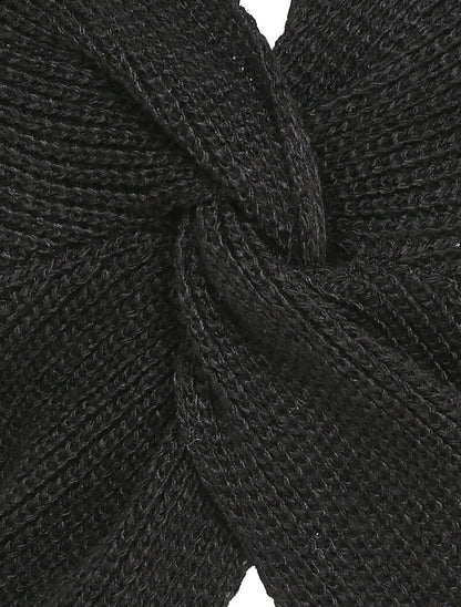 Pull court torsadé - Noir - 3