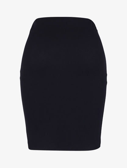 Jupe crayon basique - Bleu marine - 2