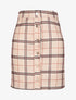 Jupe à imprimé tartan - Beige - 4